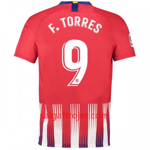 Atlético Madrid Fodboldtrøjer F.Torres 9 Hjemmebanesæt 2018/19 Kort ærmer Atlético Madrid Fodboldtrøjer F.Torres 9 Hjemmebanesæt 2018/19 Kort ærmer